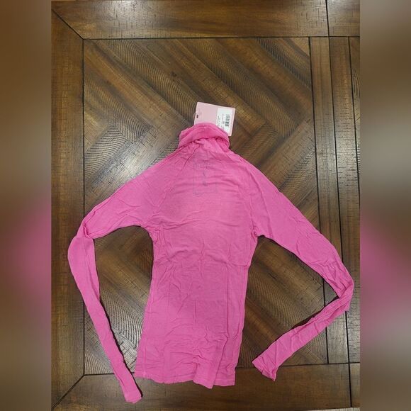 Dolls Kill x Daydream Nation Lovable Turtleneck Pink and Red Small - Picture 4 of 6